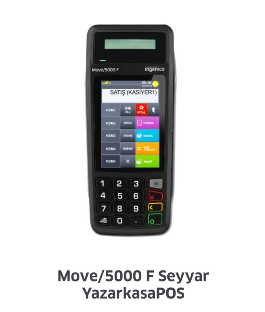 İNGENİCO MOVE 5000F MOBİL YAZARKASA POS